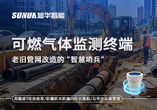 老旧管网改造的“智慧哨兵”：可燃气体监测终端如何重塑地下安全防线